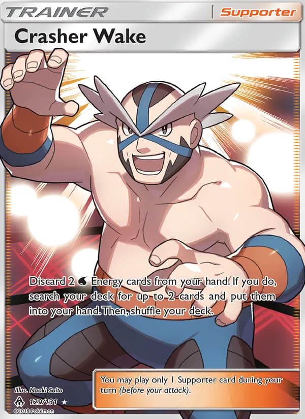 Crasher Wake card in English