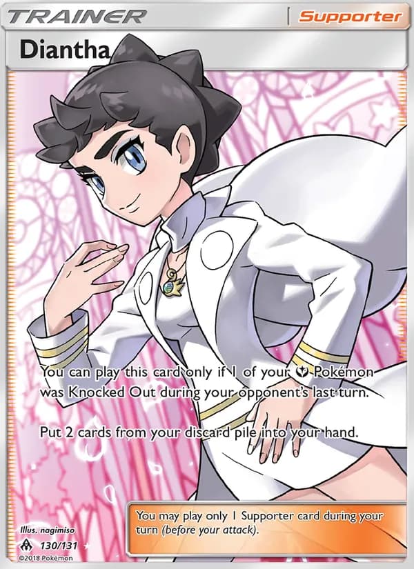 Diantha card in English