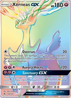 Xerneas GX card in English