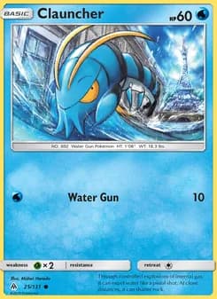 Clauncher card in English