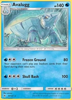 Avalugg card in English