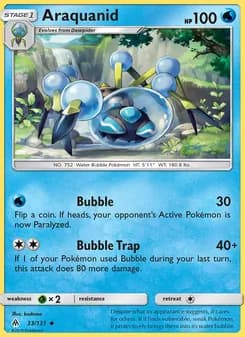 Araquanid card in English