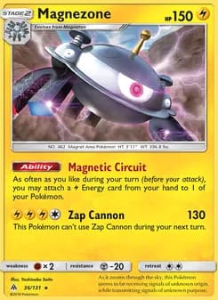 Magnezone card in English