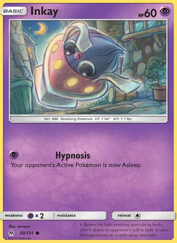 Inkay card in English