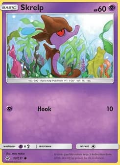 Skrelp card in English