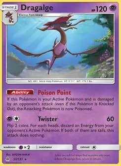 Dragalge card in English
