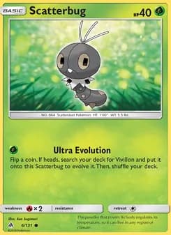 Scatterbug card in English