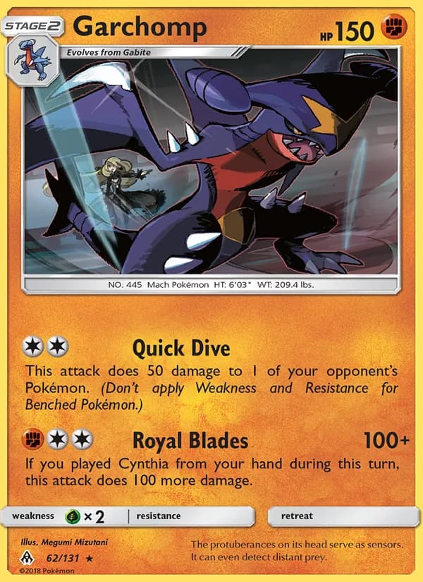 Garchomp card in English