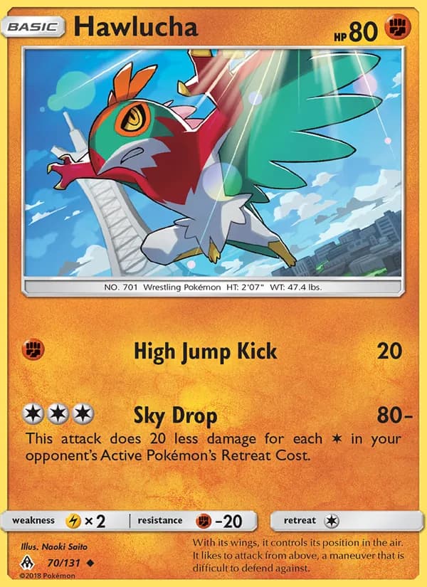 Hawlucha card in English
