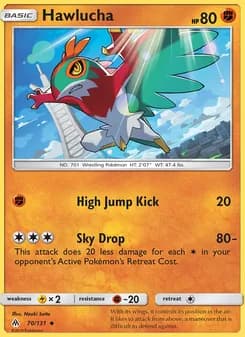 Hawlucha card in English