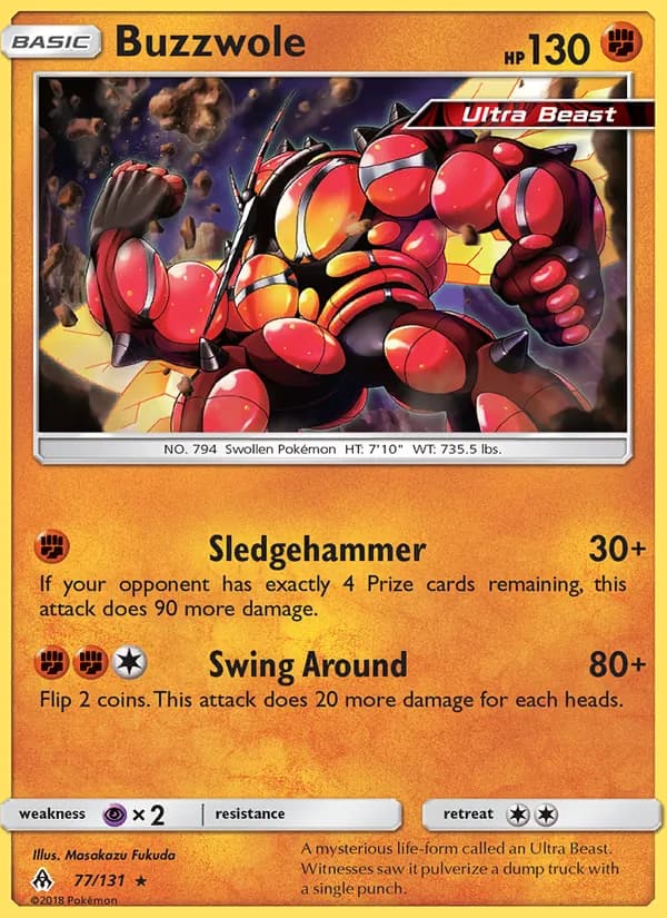 Buzzwole card in English