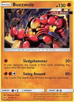 Buzzwole card in English
