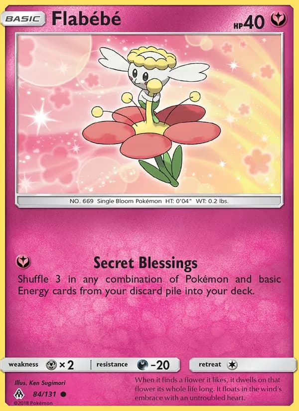 Flabébé card in English
