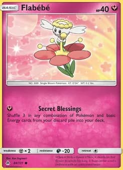 Flabébé card in English