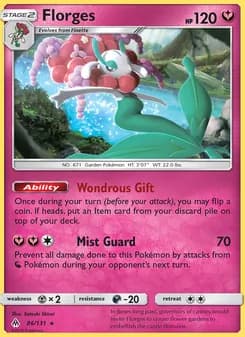 Florges card in English