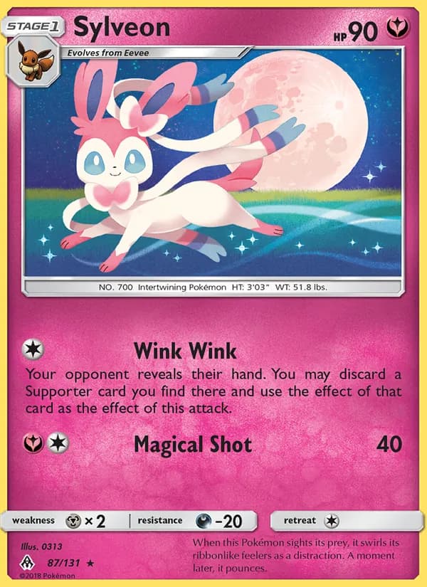 Sylveon card in English