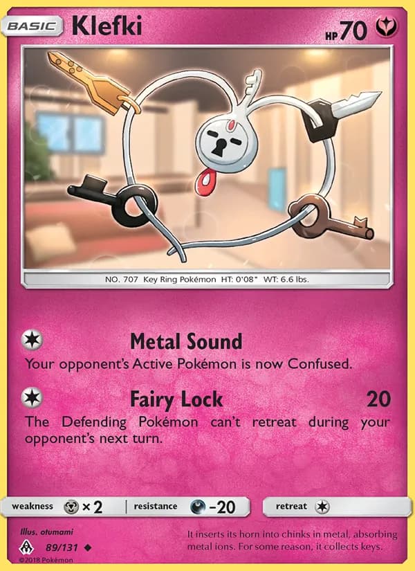 Klefki card in English