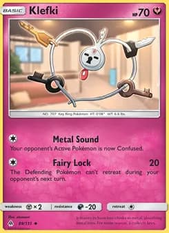 Klefki card in English
