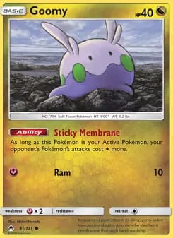 Goomy card in English