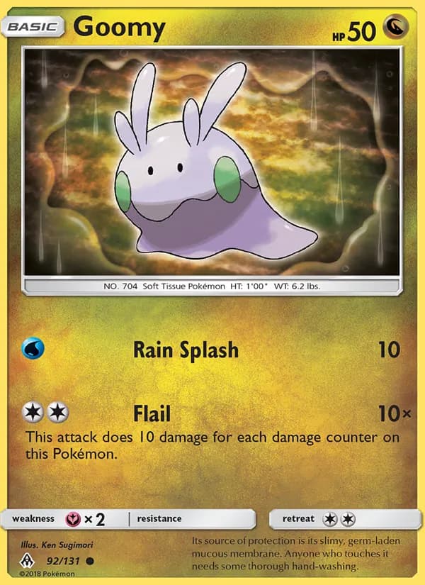Goomy card in English