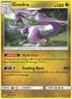 Goodra card in English