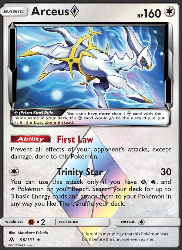 Arceus ◇ card in English
