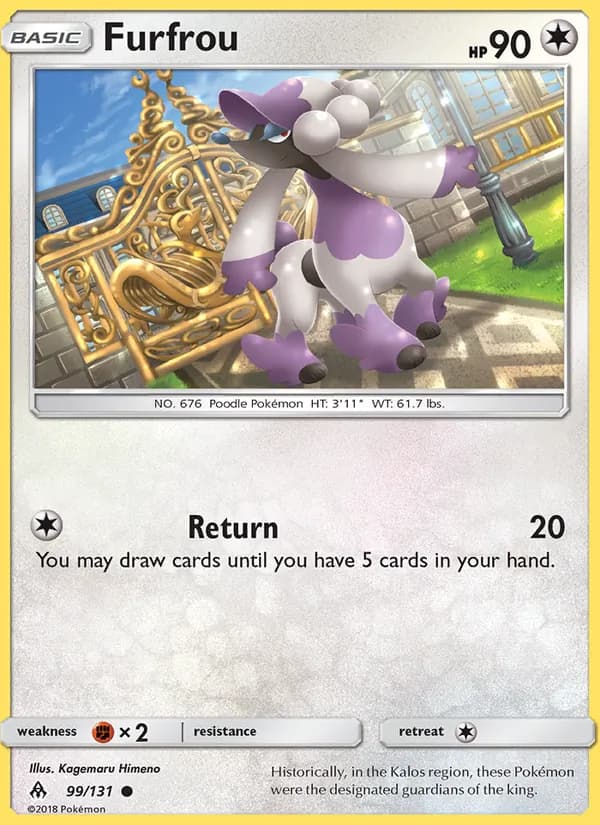 Furfrou card in English