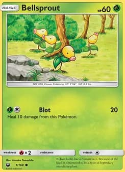 Bellsprout card in English