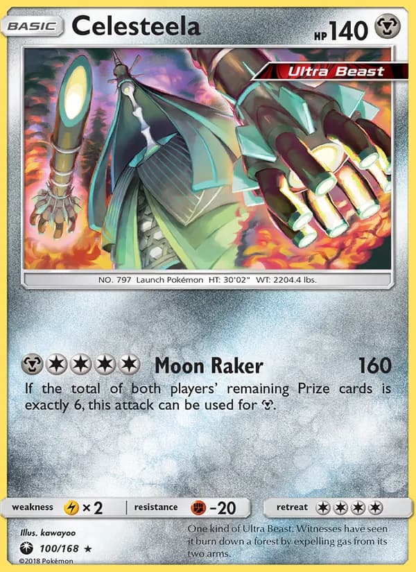 Celesteela card in English