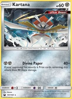 Kartana card in English
