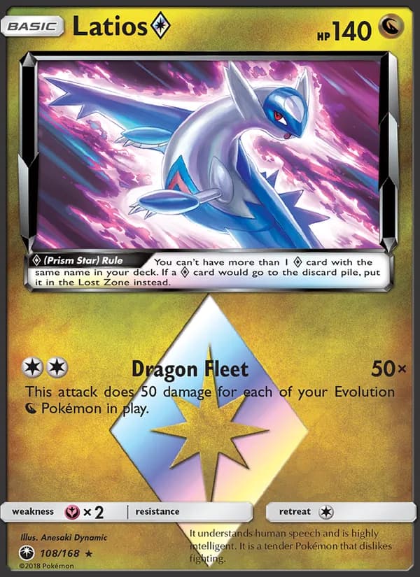 Latios ◇ card in English