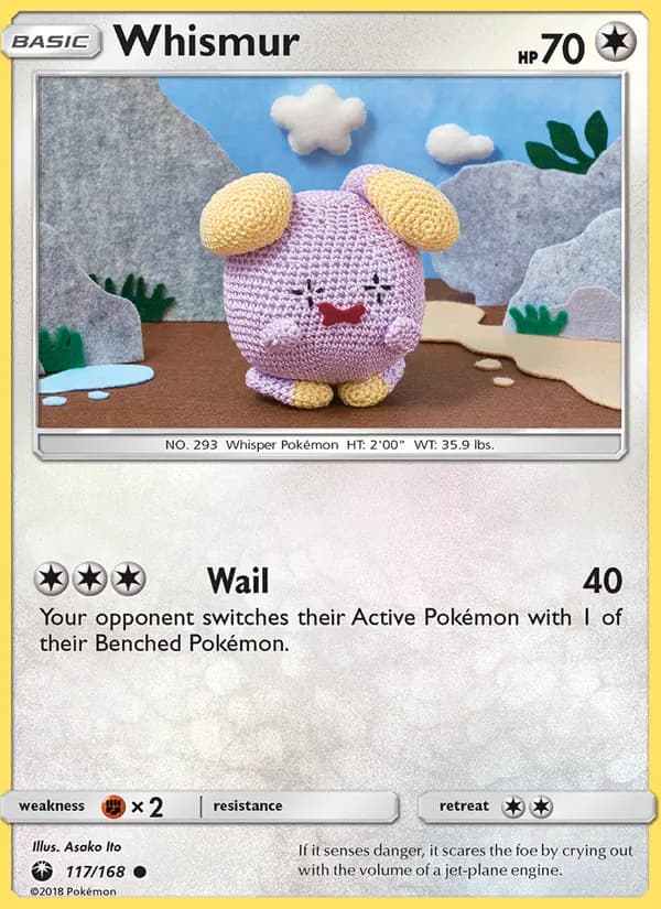 Whismur card in English
