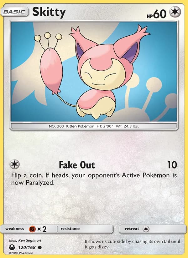 Skitty card in English
