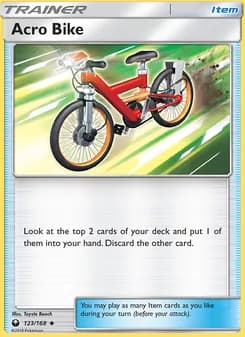 Acro Bike card in English