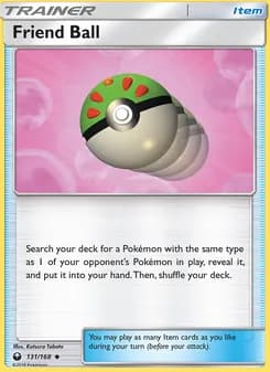 Friend Ball card in English
