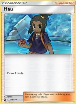 Hau card in English