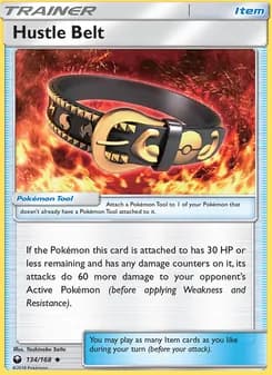 Hustle Belt card in English