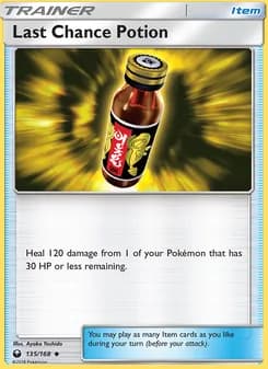 Last Chance Potion card in English