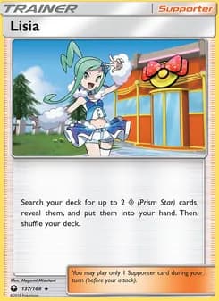 Lisia card in English