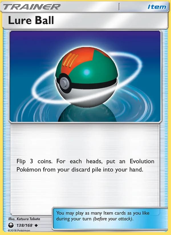 Lure Ball card in English