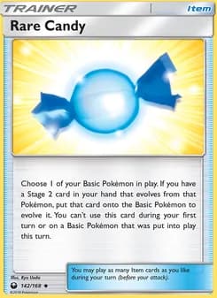 Rare Candy card in English