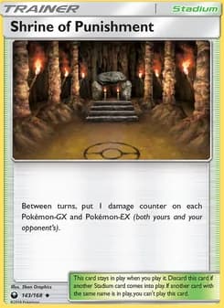 Shrine of Punishment card in English