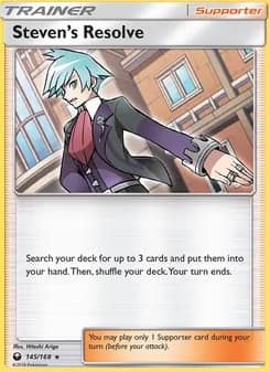 Steven’s Resolve card in English