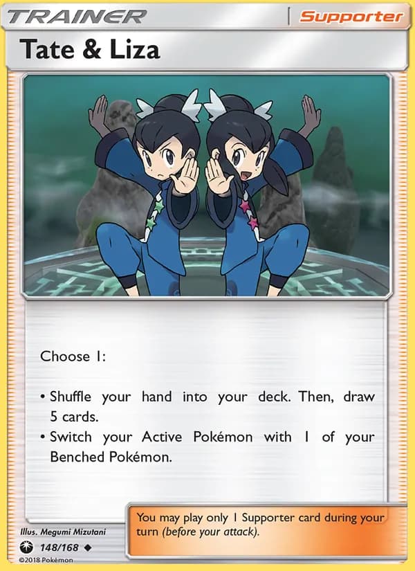 Tate & Liza card in English