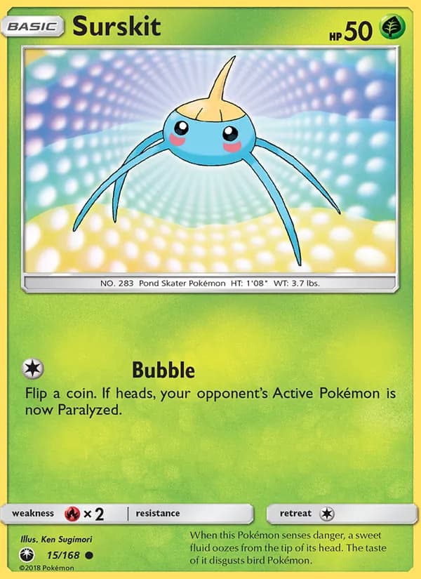 Surskit card in English