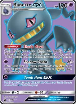 Banette GX card in English