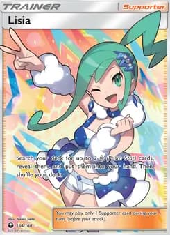 Lisia card in English