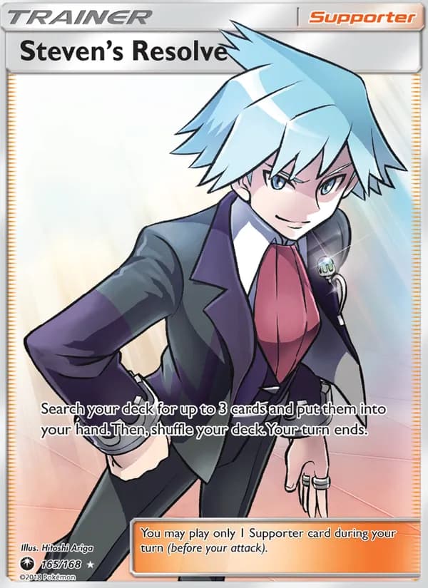 Steven’s Resolve card in English