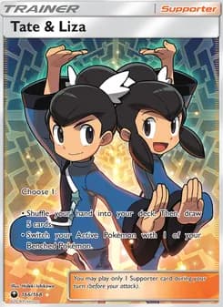 Tate & Liza card in English