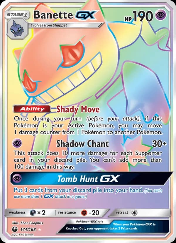 Banette GX card in English